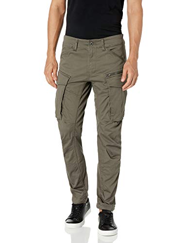 G-STAR RAW Rovic Zip 3D Tapered, Pantalones para Hombre, Gris (Gs Grey 1260), W33/L34