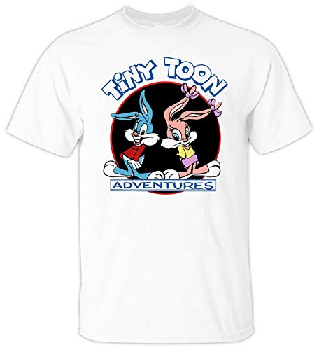 Game, Tiny Toon Adventures V3 Video Looney Tunes T Shirt (Black),White,5XL