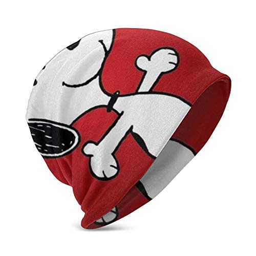 Gorro de Punto de Invierno Suave para Clima frío, Gorro de Gorro cálido y cómodo Fondo Snoopy para niños y niñas