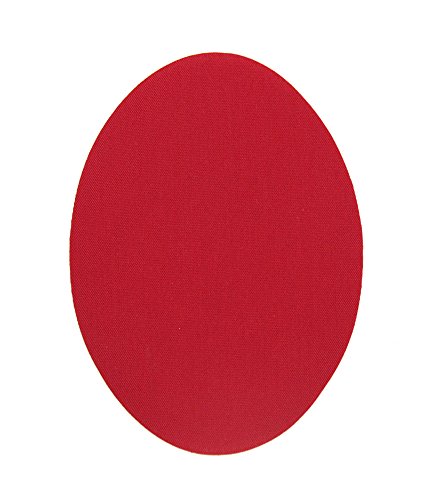 Haberdashery Online 6 rodilleras niños color Rojo termoadhesivas de plancha. Coderas para proteger tu ropa y reparación de pantalones, chaquetas, jerseys, camisas. 10,5 x 8 cm. Ref. 46 Rojo