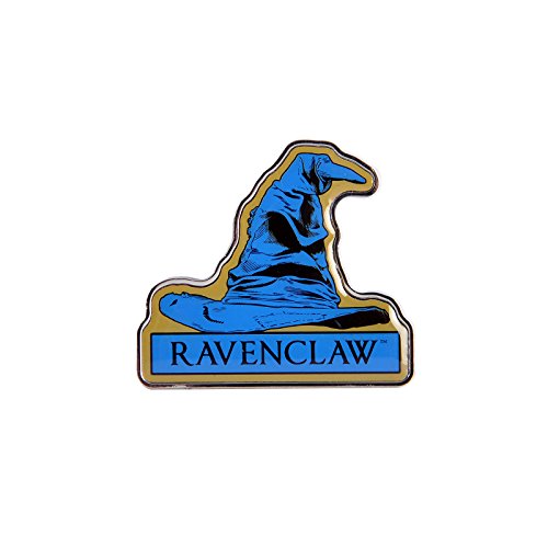 Harry Potter Badge Ravenclaw Sorting Hat Case (12) Half Moon Chiodini Spille