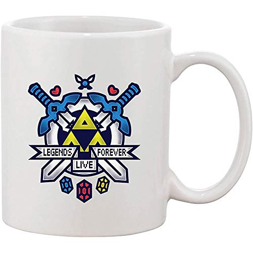 Hit Reiniciar juego Swords Link Princess Zelda Videojuego Funny White Coffee Mug
