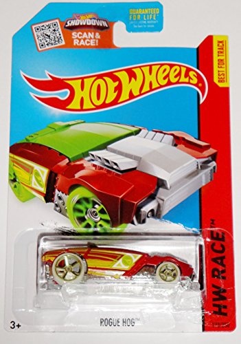 Hot Wheels, 2015 HW Race, Rogue Hog Treasure Hunt [Red] Die-Cast Vehicle #173/250 by