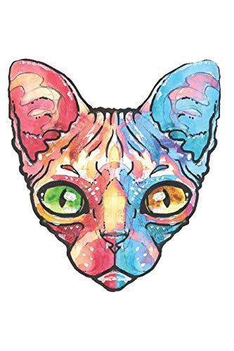 Journal: Watercolor Egyptian Cat Notebook | 6 x 9 In, 120 Pages (Watercolor Spirit Animals)
