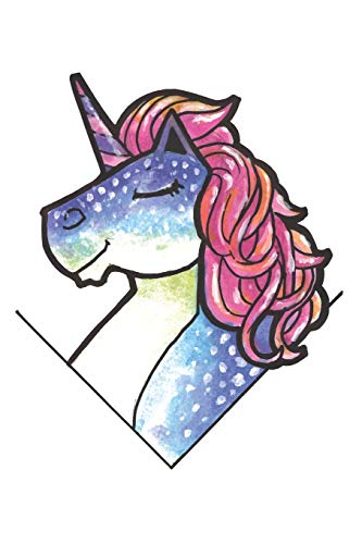 Journal: Watercolor Magical Unicorn Notebook | 6 x 9 In, 120 Pages (Watercolor Spirit Animals)