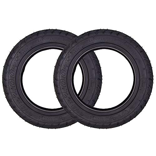 Juego de 2 neumáticos de 8 x 200 – 5 Tubeless Tire de 8 pulgadas, repuesto para patinete eléctrico universal Juego de 2 neumáticos de 8 x 200 – 5 Tubeless Tire de 8 pulgadas, repuesto para patinete eléctrico universal