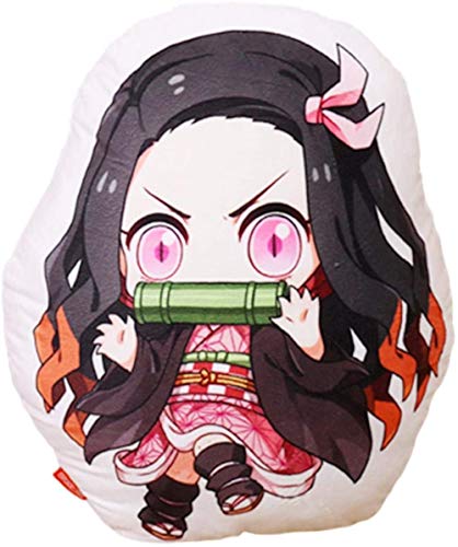 Kamado Nezuko, Almohada de Felpa de Peluche, muñeca de Anime, Personajes de Anime Bonitos, Juguetes de Peluche Suaves, muñeca para niños, Adultos, fanáticos del Anime