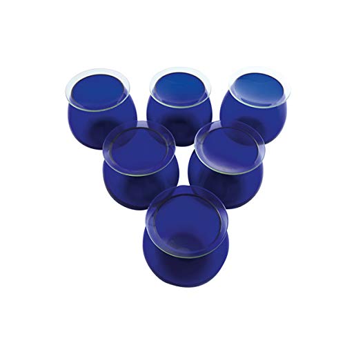 KENZIUM - Pack de 6 Vasos y 10 Vidrios Para Cata de Aceites de Oliva | Dimensiones de las Copas Según la Normativa Consejo Oleícola Internacional, de Laboratorio