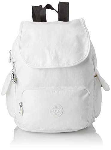 KiplingCity Pack SMujerMochilasBlanco (White Metallic)27x33.5x19 Centimeters (B x H x T)