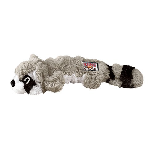 KONG - Scrunch Knots Raccoon - Juguete con Cuerdas internas antirrotura - para Perros de Raza Pequeña/Mediana KONG - Scrunch Knots Raccoon - Juguete con Cuerdas internas antirrotura - para Perros de Raza Pequeña/Mediana