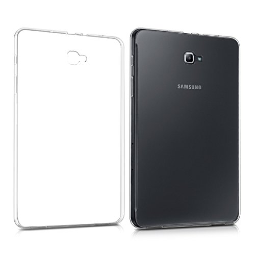 kwmobile Funda Compatible con Samsung Galaxy Tab A 10.1 T580N/T585N (2016) - Carcasa para Tablet de Silicona TPU - Cover en Transparente