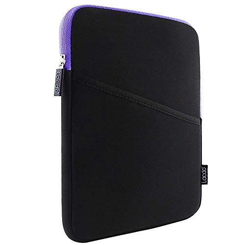 Lacdo Funda de Tableta para 10,9 Pulgada New iPad Air 4, 10,2" New iPad 2019-2020, 11" New iPad Pro, 10,5" 9,7" iPad Pro/iPad Air 3 2 1 / iPad 6 5 4 3 2, Galaxy Tab 10,1 Bolsa Protectora, Púrpura