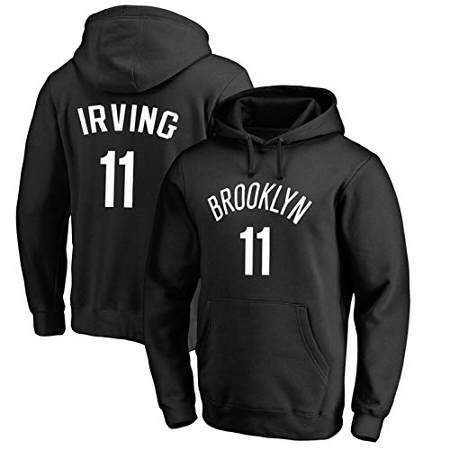LXZ Irving # 11 Durant # 7 Nets New's New Era 2021 City Edition Pullover Hoodie Baloncesto Sudadera con Capucha Sudadera Nets Sports Basketball Jersey (S-3XL) I1-M