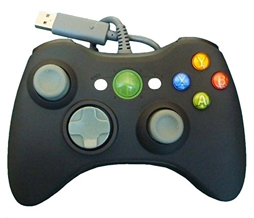 Mando con cable XBOX 360 *Compatible* NEGRO Mando con cable XBOX 360 *Compatible* NEGRO