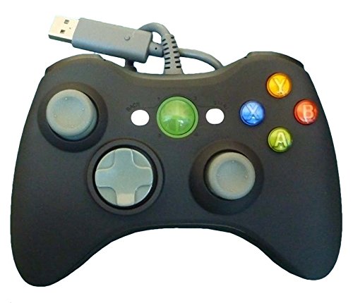 Mando con cable XBOX 360 *Compatible* NEGRO