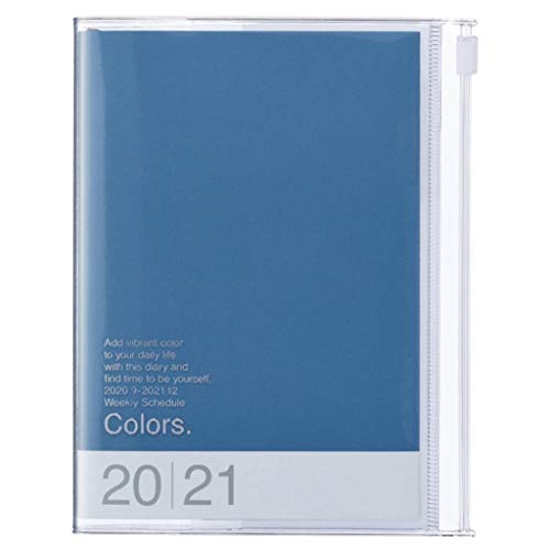Mark's Europe 2020/2021 - Agenda de bolsillo (A6, vertical), color azul