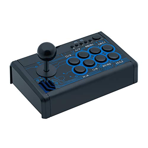 Mcbazel DOBE 7 In 1 Mini Arcade Fighting Stick for PS4/PS3/Xbox One/Xbox 360/NS Switch/Android/Windows PC Joystick