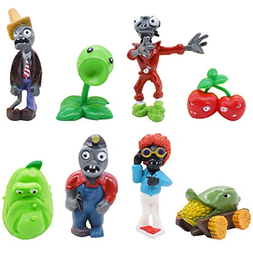 Mini Juego de Figuras Decoración para Tartas YUESEN 8pcs Plantas de contra Zombies Caricatura Cake Topper Mini Juguetes Baby Shower Fiesta de cumpleaños Pastel Decoración Adorno de Torta Mini Juego de Figuras Decoración para Tartas YUESEN 8pcs Plantas de contra Zombies Caricatura Cake Topper Mini Juguetes Baby Shower Fiesta de cumpleaños Pastel Decoración Adorno de Torta