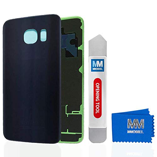 MMOBIEL Tapa Bateria/Carcasa Trasera Compatible con Samsung Galaxy S6 G920 5.1 Pulg. (Negro) Incl. Herramienta