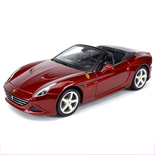 Modelo de coche 1:24 Ferrari California modelo modelo convertible clásico del coche de deportes de simulación estática del coche de la aleación del coche adorna la colección exclusiva de regalos de Co