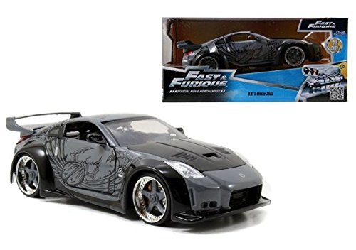New 1:24 W/B Fast & Furious Tokyo Drift - Grey D.K.'S Nissa 350Z Diecast Model Car By Jada Toys by Jada