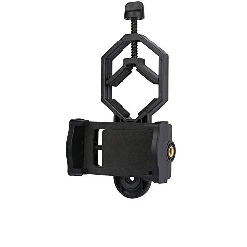 NOCOEX Adaptador Universal para Teléfono Celular Soporte - Prismáticos Compatibles Telescopio de Alcance para Avistamiento Monocular - Se Adapta a Casi Todos los Teléfonos Inteligentes en el Mercado