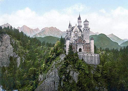 Nonebranded Puzzle Jigsaw Rompecabezas De 500 Piezas para Adultos Neuschwanstein Castle, Bavaria, Germany para Amigo Regalo De Cumpleaños Familiar para Niños