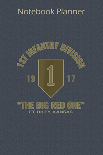 Notebook Planner 1St INF DIV The Big Red One: Pocket ,6x9 inch Notebook Planner ,Paycheck Budget ,Financial ,To Do ,Cute - Over 100 Pages