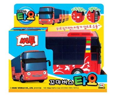 Nueva coreana de animación de televisión personaje de dibujos animados El pequeño autobús Tayo (modelo Citu)