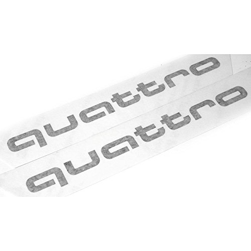 Original Audi Q2 C de Blade Lámina Set Quattro Exterieur Texto Florete Plata 81 a064317 Z7G