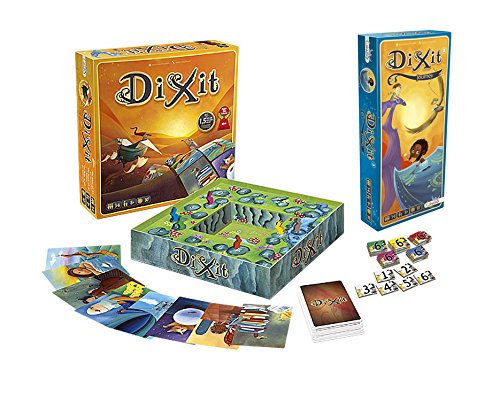 Outletdelocio. Pack Juego de Mesa Dixit Clasico + Expansion Dixit 3: Journey. Edicion Española