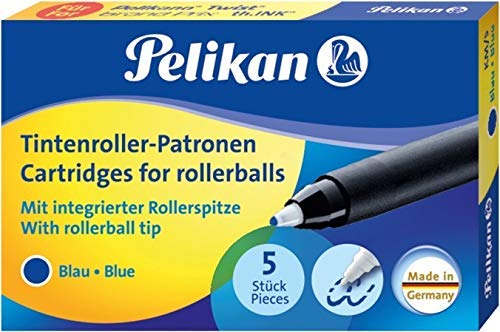 Pelikan Grand Prix - Lote de 10 cartuchos de tinta para bolígrafos, color azul