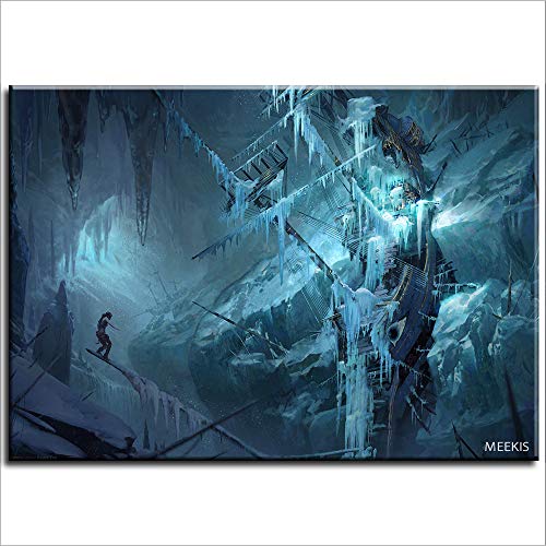 Pintura digital para adultos Rise of the Tomb Raider juego pintura original kit de pintura al óleo regalo de pintura al óleo 40X50 (sin marco) Pintura digital para adultos Rise of the Tomb Raider juego pintura original kit de pintura al óleo regalo de pintura al óleo 40X50 (sin marco)