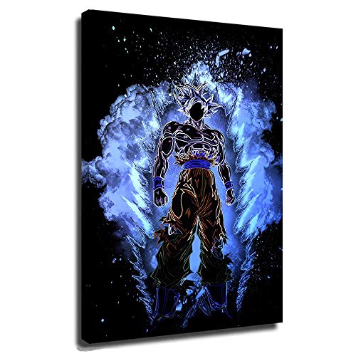 Póster de Dragon Ball Z en lienzo para decoración de dormitorio, pequeño goku de héroes, alma del ultra instinto David Onaolapo Dbz homenaje al legado de Son Goku II 30,5 x 45,7 cm Póster de Dragon Ball Z en lienzo para decoración de dormitorio, pequeño goku de héroes, alma del ultra instinto David Onaolapo Dbz homenaje al legado de Son Goku II 30,5 x 45,7 cm