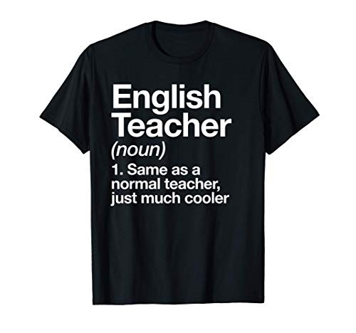 Profesor de Inglés Definition Funny Regalo escolar Camiseta