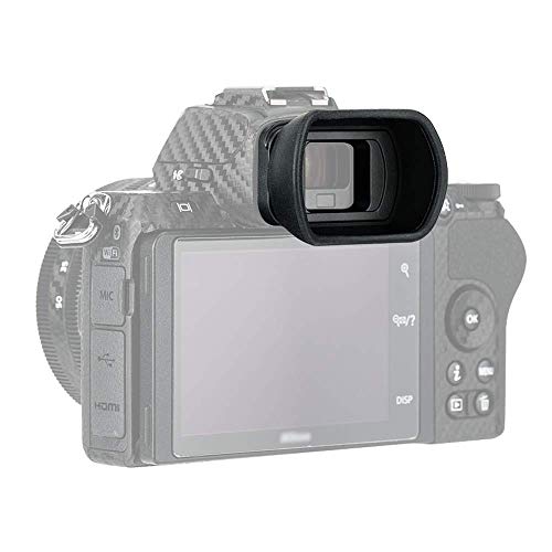 PROfezzion Visor Ocular Silicona Suave de Largo y Extendido para Nikon Z50 Cámara Reemplazo Nikon DK-30 Portaocular