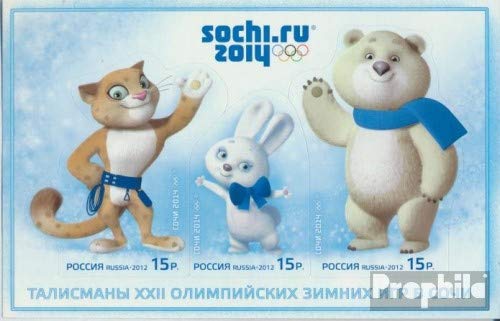 Prophila Collection Russland Bloque 158 (Completa.edición.) 2012 olímpicos Juegos de Invierno (Sellos para los coleccionistas) Deportes de Invierno