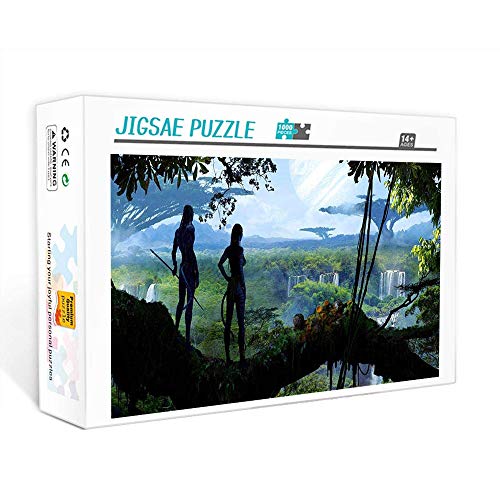 Puzzle de 1000 piezas para adultos Cartel de personaje de película Avatar Juego familiar, trabajo en equipo, regalo y regalo para amantes o amigos. 75x50cm