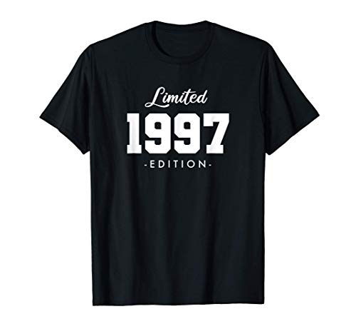 Retro 24 Años Nacido en 1997 Edición Limitada 24 Cumpleaños Camiseta