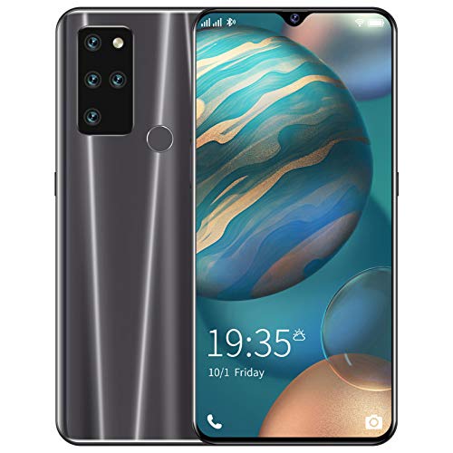 S21 Smartphone Reforzado, 6.3"de Pantalla, 8 GB + 128 GB Dual SIM Desbloqueado Teléfonos Celulares, 13 MP Cámara de Cuatro Núcleos, Cara/Huella Digital ID Moviles Baratos,Gris