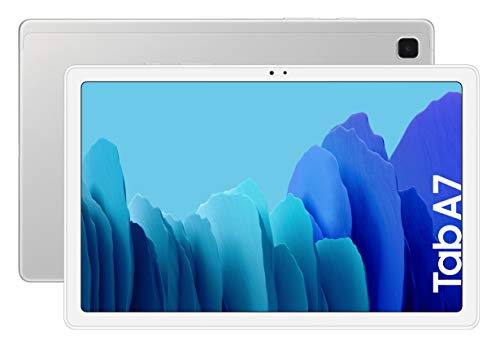 SAMSUNG Galaxy Tab A 7 | Tablet de 10.4" FullHD (WiFi, Procesador Octa-Core Qualcomm Snapdragon 662, RAM de 3GB, Almacenamiento de 32GB, Android actualizable) - Color Plata [Versión española]