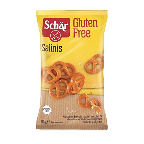 Schär - 60G Salinis Mini Pretzels Gluten - Lot De 4 - Precio Por Lote - Entrega Rápida