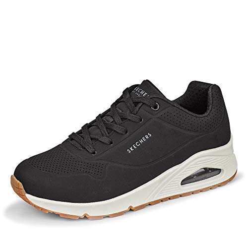Skechers Uno- Stand On Air, Zapatillas Mujer, Negro (BLK Black Durabuck), 37 EU Skechers Uno- Stand On Air, Zapatillas Mujer, Negro (BLK Black Durabuck), 37 EU
