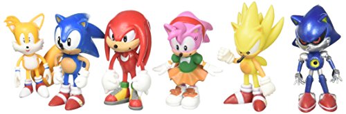 Sonic the Hedgehog Action Figure (6pcs-Set) [Toy] by Sonic The Hedgehog