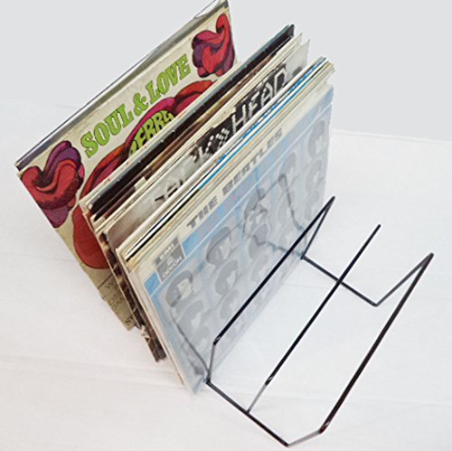 Soporte Rack para 70 Discos DE Vinilo LP -Vintage- Ref.1808 - Marca Cuidatumusica -