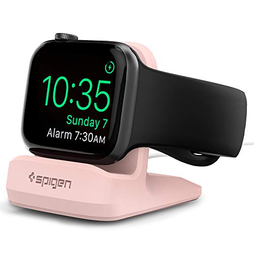 Spigen S350 Compatible con Apple Watch Stand para Todas Las Apple Watch 44mm/40mm Series 6/SE/5/4 y 38mm/42mm Series 3/2/1 - Rosa