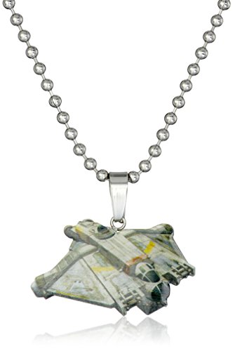 Star Wars Jewelry Collar con colgante de barco fantasma rebelde para niños, 40,6 cm