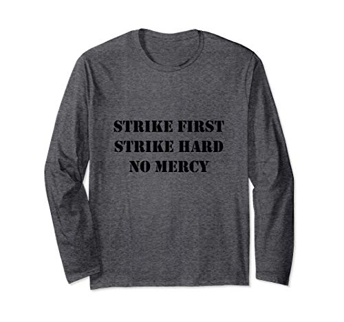 Strike First Strike Hard No Mercy Manga Larga