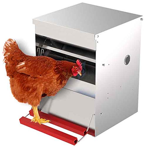 Suinga COMEDERO GALLINAS Apertura mecánica 10 Kg. Regulación de Peso de Apertura. Medidas 32x42x45 cm. Suinga COMEDERO GALLINAS Apertura mecánica 10 Kg. Regulación de Peso de Apertura. Medidas 32x42x45 cm.