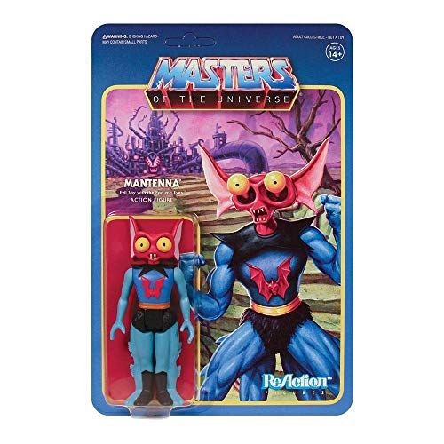 SUPER7 Masters of The Universe Reaction Action Figure Wave 5 Mantenna 10 cm